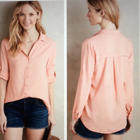 Anthropologie Tops - Cloth and Stone Asbury Botton Down Shirt